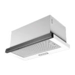 Απορροφητήρας Συρόμενος Midea HU 60L07 Inox/Λευκός [Π60cm – 440m³/h]