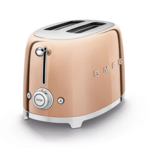 Φρυγανιέρα 2 Θέσεων Smeg TSF01RGEU Ροζ Χρυσή 950W