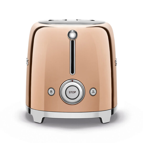 Φρυγανιέρα 2 Θέσεων Smeg TSF01RGEU Ροζ Χρυσή 950W