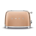 Φρυγανιέρα 2 Θέσεων Smeg TSF01RGEU Ροζ Χρυσή 950W