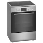 Ηλεκτρική Κουζίνα 66L Bosch HKR390050 Inox με Υδρόλυση & Κεραμικές Εστίες