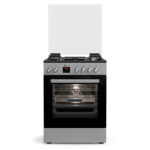 Κουζίνα Μικτή 80L Thermogatz TGS 3980 IX Inox με Eστίες Αερίου & Καπάκι