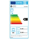 Κουζίνα Μικτή 80L Thermogatz TGS 3980 IX Inox με Eστίες Αερίου & Καπάκι