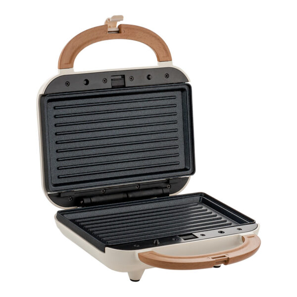 Τοστιέρα Gruppe HDWM201A Κρεμ/Wood 900W