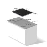 Αυτόνομη Εντοιχιζόμενη Επαγωγική Εστία Samsung NZ64B7799HK [Π59×Β52cm]