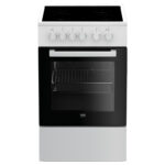 Ηλεκτρική Κουζίνα 60L Beko FSS57000GW Λευκή με Υδρόλυση και Κεραμικές Εστίες