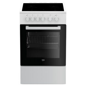 Beko FSS57000GW Ηλεκτρική Κουζίνα 60L Beko FSS57000GW Λευκή με Υδρόλυση και Κεραμικές Εστίες