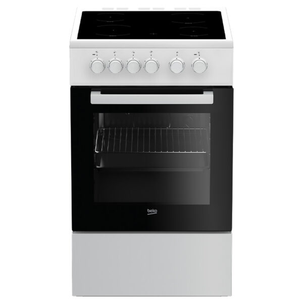 Ηλεκτρική Κουζίνα 60L Beko FSS57000GW Λευκή με Υδρόλυση και Κεραμικές Εστίες