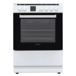 Ηλεκτρική Κουζίνα 69L United UFV-60287TP Λευκή με Κεραμικές Εστίες
