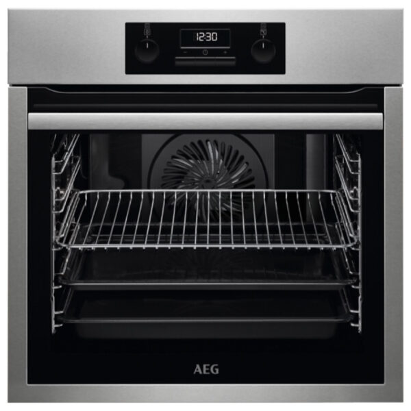 Εντοιχιζόμενος Φούρνος 72L AEG BES331010M-SE Inox με Υδρόλυση