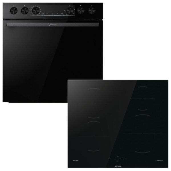 Εντοιχιζόμενο Σετ Φούρνος Aτμού 77L Gorenje BCSI737DBGOT με Υδρόλυση + Επαγωγική Εστία Gorenje GI6400BSCOT