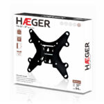 Σταθερή Επιτοίχια Βάση Τηλεόρασης Haeger WB-T37.019A Μαύρη [23–37″/37kg]