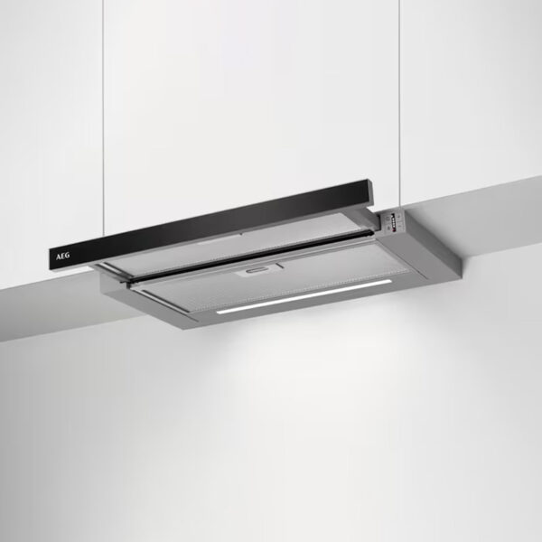 Απορροφητήρας Συρόμενος AEG DPE5660G Inox [Π60cm – 445m³/h]