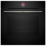 Εντοιχιζόμενος Φούρνος 71L Bosch HBG7341B1 Μαύρος με Υδρόλυση