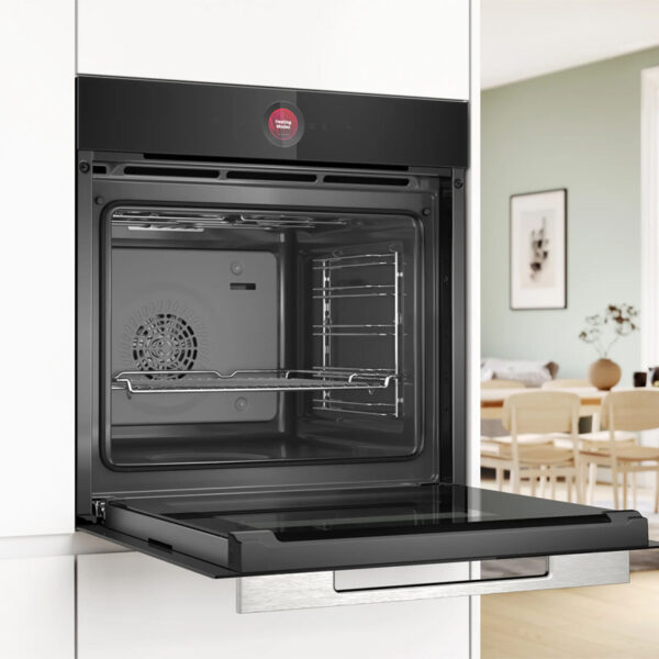 Εντοιχιζόμενος Φούρνος 71L Bosch HBG7341B1 Μαύρος με Υδρόλυση