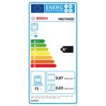 Εντοιχιζόμενος Φούρνος 71L Bosch HBG7341B1 Μαύρος με Υδρόλυση