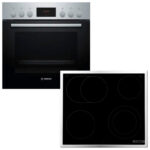 Εντοιχιζόμενο Σετ Φούρνος 66L με Κατάλυση + Κεραμική Εστία Bosch HND231AS62 (HEF133BS1 + NKN645GA2E)