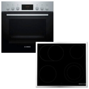 Εντοιχιζόμενο Σετ Φούρνος 66L με Κατάλυση + Κεραμική Εστία Bosch HND231AS62 (HEF133BS1 + NKN645GA2E)