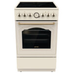 Ηλεκτρική Κουζίνα Ατμού 70L Gorenje GECS5B70CLI Μπεζ με Υδρόλυση & Κεραμικές Εστίες