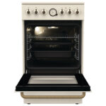 Ηλεκτρική Κουζίνα Ατμού 70L Gorenje GECS5B70CLI Μπεζ με Υδρόλυση & Κεραμικές Εστίες