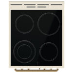 Ηλεκτρική Κουζίνα Ατμού 70L Gorenje GECS5B70CLI Μπεζ με Υδρόλυση & Κεραμικές Εστίες