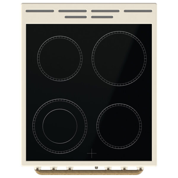 Ηλεκτρική Κουζίνα Ατμού 70L Gorenje GECS5B70CLI Μπεζ με Υδρόλυση & Κεραμικές Εστίες
