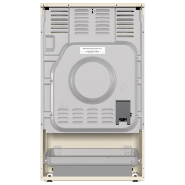 Ηλεκτρική Κουζίνα Ατμού 70L Gorenje GECS5B70CLI Μπεζ με Υδρόλυση & Κεραμικές Εστίες