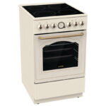 Ηλεκτρική Κουζίνα Ατμού 70L Gorenje GECS5B70CLI Μπεζ με Υδρόλυση & Κεραμικές Εστίες