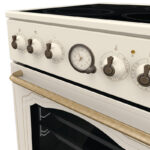 Ηλεκτρική Κουζίνα Ατμού 70L Gorenje GECS5B70CLI Μπεζ με Υδρόλυση & Κεραμικές Εστίες