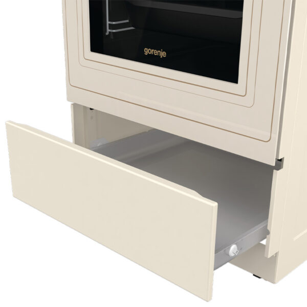 Ηλεκτρική Κουζίνα Ατμού 70L Gorenje GECS5B70CLI Μπεζ με Υδρόλυση & Κεραμικές Εστίες