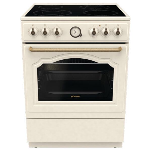 Ηλεκτρική Κουζίνα Ατμού 71L Gorenje GECS6B70CLI Μπεζ με Υδρόλυση & Κεραμικές Εστίες