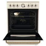 Ηλεκτρική Κουζίνα Ατμού 71L Gorenje GECS6B70CLI Μπεζ με Υδρόλυση & Κεραμικές Εστίες