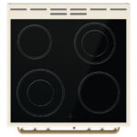 Ηλεκτρική Κουζίνα Ατμού 71L Gorenje GECS6B70CLI Μπεζ με Υδρόλυση & Κεραμικές Εστίες