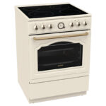 Ηλεκτρική Κουζίνα Ατμού 71L Gorenje GECS6B70CLI Μπεζ με Υδρόλυση & Κεραμικές Εστίες