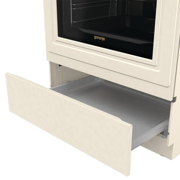 Ηλεκτρική Κουζίνα Ατμού 71L Gorenje GECS6B70CLI Μπεζ με Υδρόλυση & Κεραμικές Εστίες