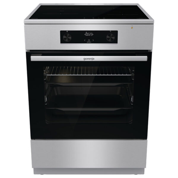 Ηλεκτρική Κουζίνα 71L Gorenje GEIT6C60XPG Inox με Υδρόλυση & Επαγωγικές Εστίες