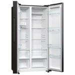 Ψυγείο Ντουλάπα Gorenje NRR9185EABXL Μαύρο [NoFrost/550L/Υ179×Π92cm]