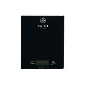 Ψηφιακή Ζυγαριά Κουζίνας Estia 01-8826 Μαύρη [1g~5kg]