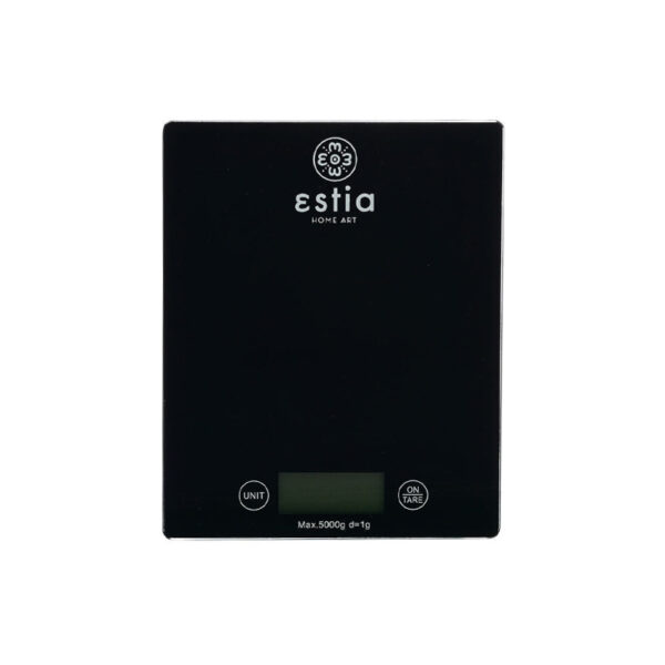 Ψηφιακή Ζυγαριά Κουζίνας Estia 01-8826 Μαύρη [1g~5kg]