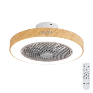 Ανεμιστήρας Οροφής Gruppe CMBF-FS6008 LW με Φως & Τηλεχειριστήριο [32-45W/20"]