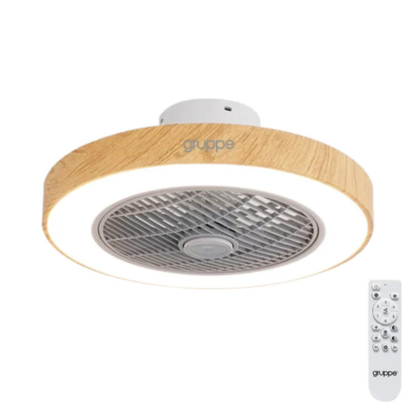 Ανεμιστήρας Οροφής Gruppe CMBF-FS6008 LW με Φως & Τηλεχειριστήριο [32-45W/20"]