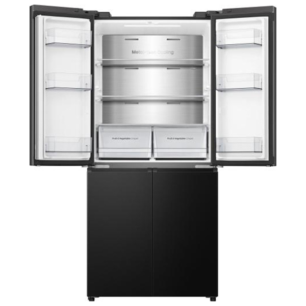 Ψυγείο Ντουλάπα Hisense RQ5P470SAFD Μαύρο [NoFrost/483L/Υ179×Π79cm]
