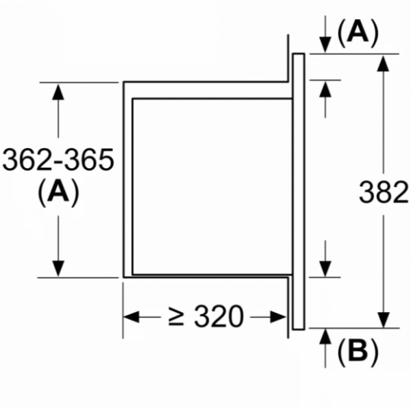 Εντοιχιζόμενος Φούρνος Μικροκυμάτων Siemens BF523LMB3 Μαύρος με Υδρόλυση [Π50cm/20L/800W]