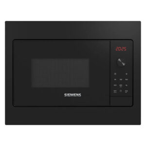Εντοιχιζόμενος Φούρνος Μικροκυμάτων Siemens BF523LMB3 Μαύρος με Υδρόλυση [20L/800W]