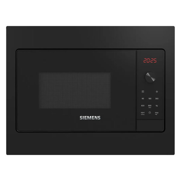 Εντοιχιζόμενος Φούρνος Μικροκυμάτων Siemens BF523LMB3 Μαύρος με Υδρόλυση [Π50cm/20L/800W]