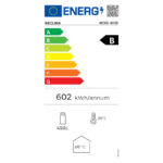 Επαγγελματικό Ψυγείο Βιτρίνα WECLIMA WCSC-451D Μαύρο [450L/Υ180×Π60cm]