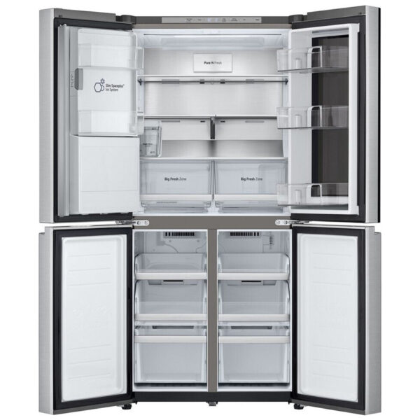 Ψυγείο Ντουλάπα LG GMG761MBAE Inox [NoFrost/508L/Υ179×Π84cm]