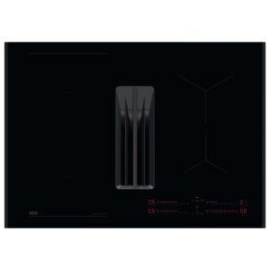 Αυτόνομη Εντοιχιζόμενη Επαγωγική Εστία με Απορροφητήρα AEG XUB6745AB [Π73×Β52cm]