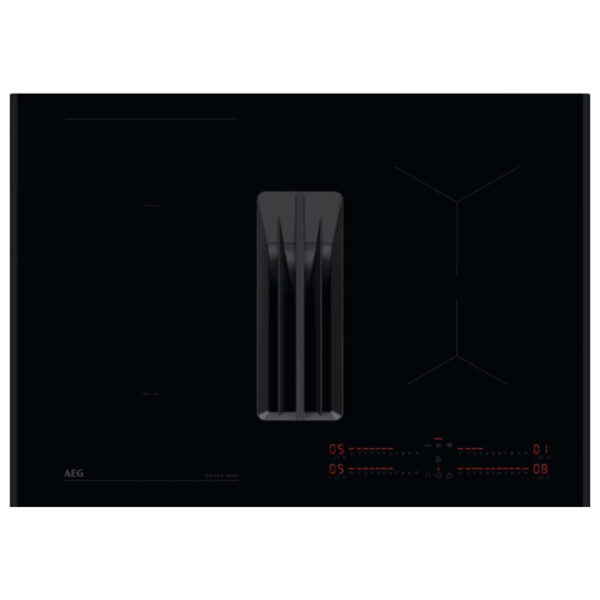 Αυτόνομη Εντοιχιζόμενη Επαγωγική Εστία με Απορροφητήρα AEG XUB6745AB [Π73×Β52cm]