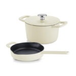 Σετ Μαντεμένιων Σκευών Ø20/24 Fissler Moments Collection Κρεμ (2τμχ)
